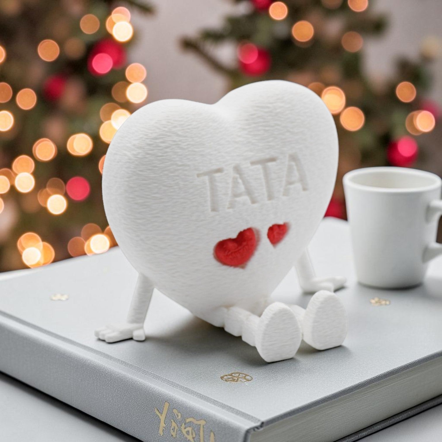 Figurină articulată de raft „Inimioară Mama” – Printată 3D