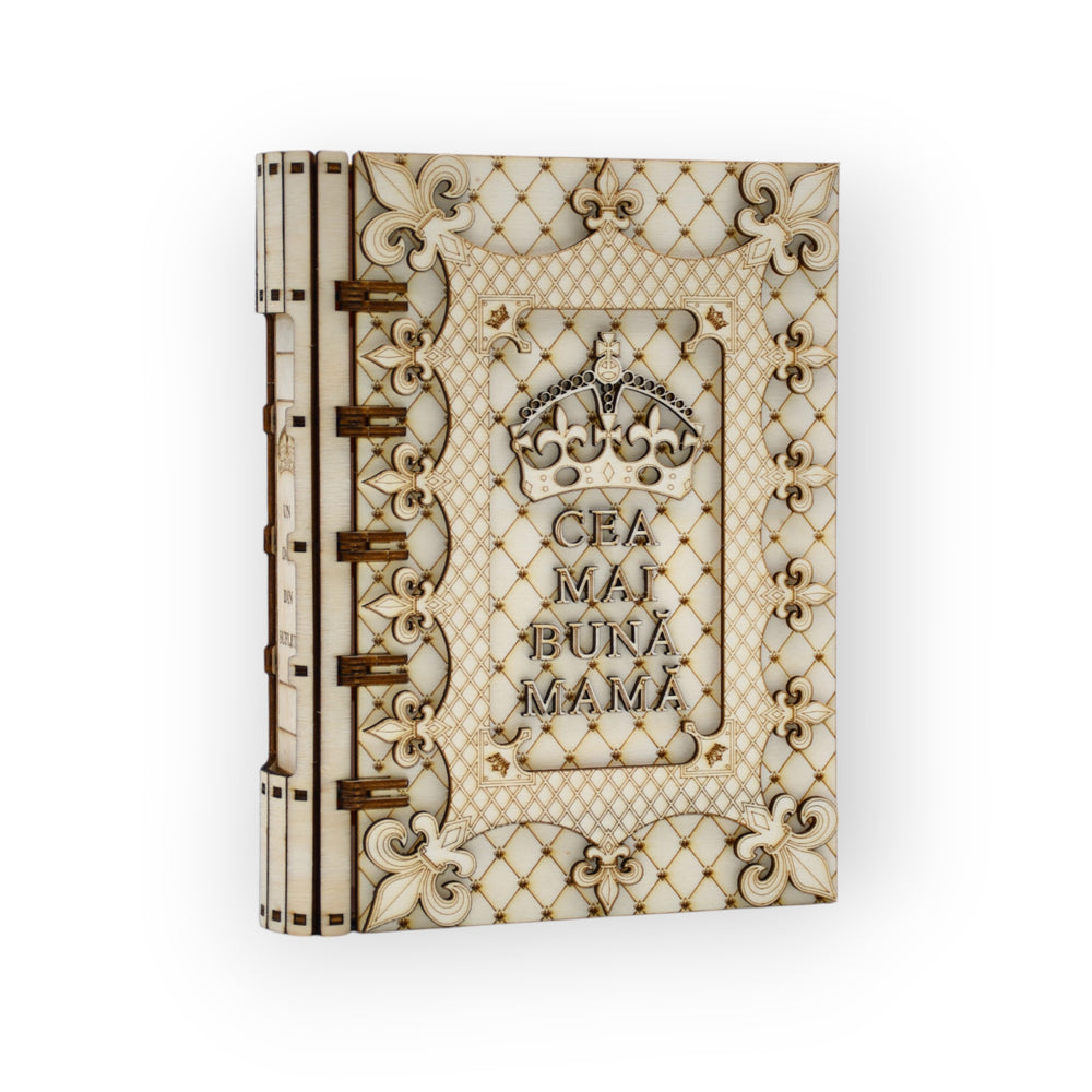 cutie carte „Cea mai bună Mamă” – unghi lateral stânga