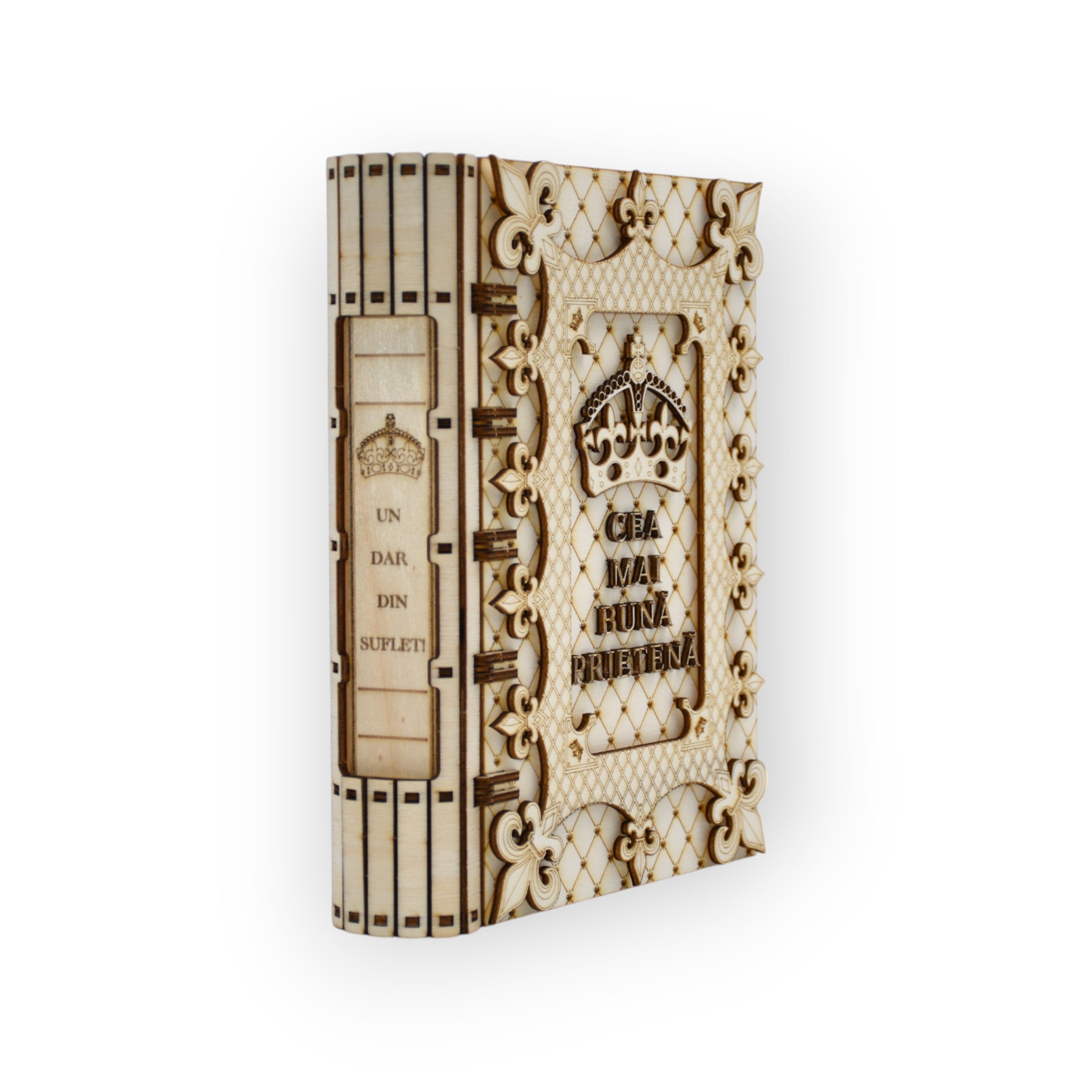  Cutie elegantă cu mesaj personalizat - Cea mai bună prietenă