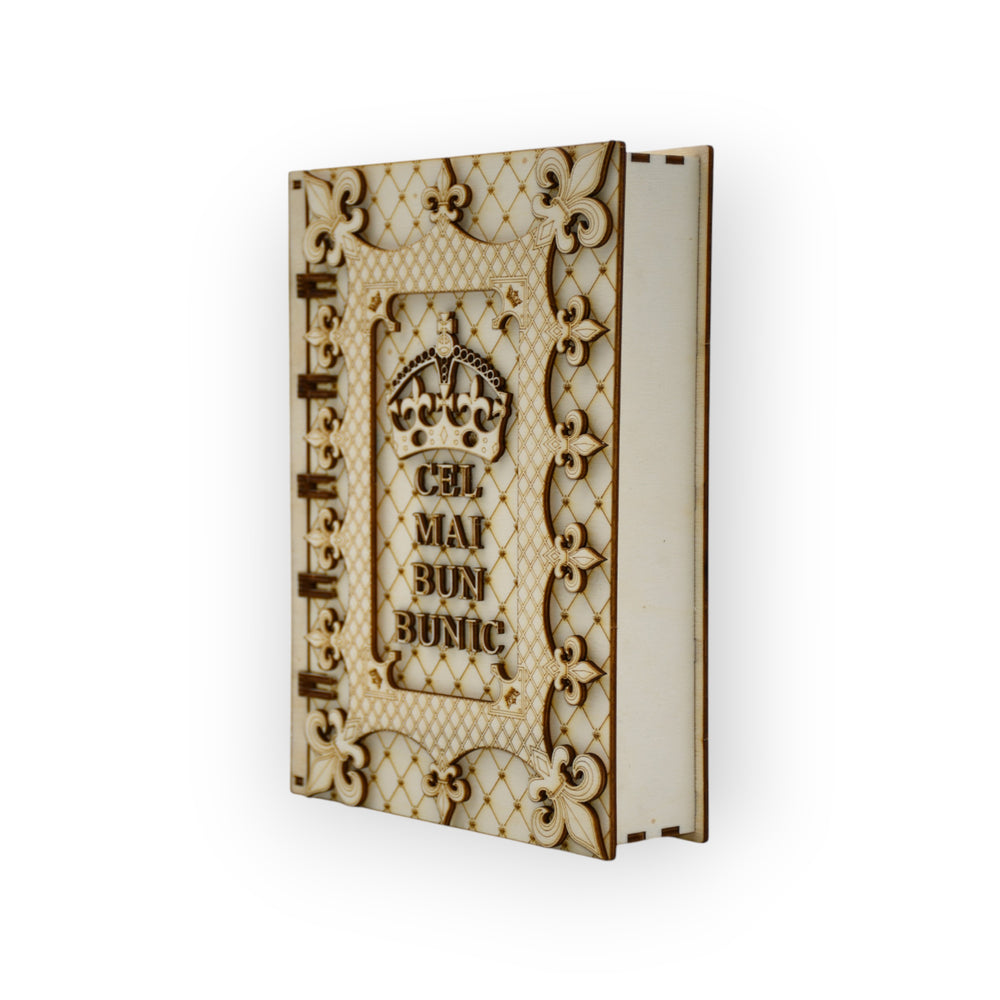 cutie cadou decorativa pentru bunici – vedere 3D