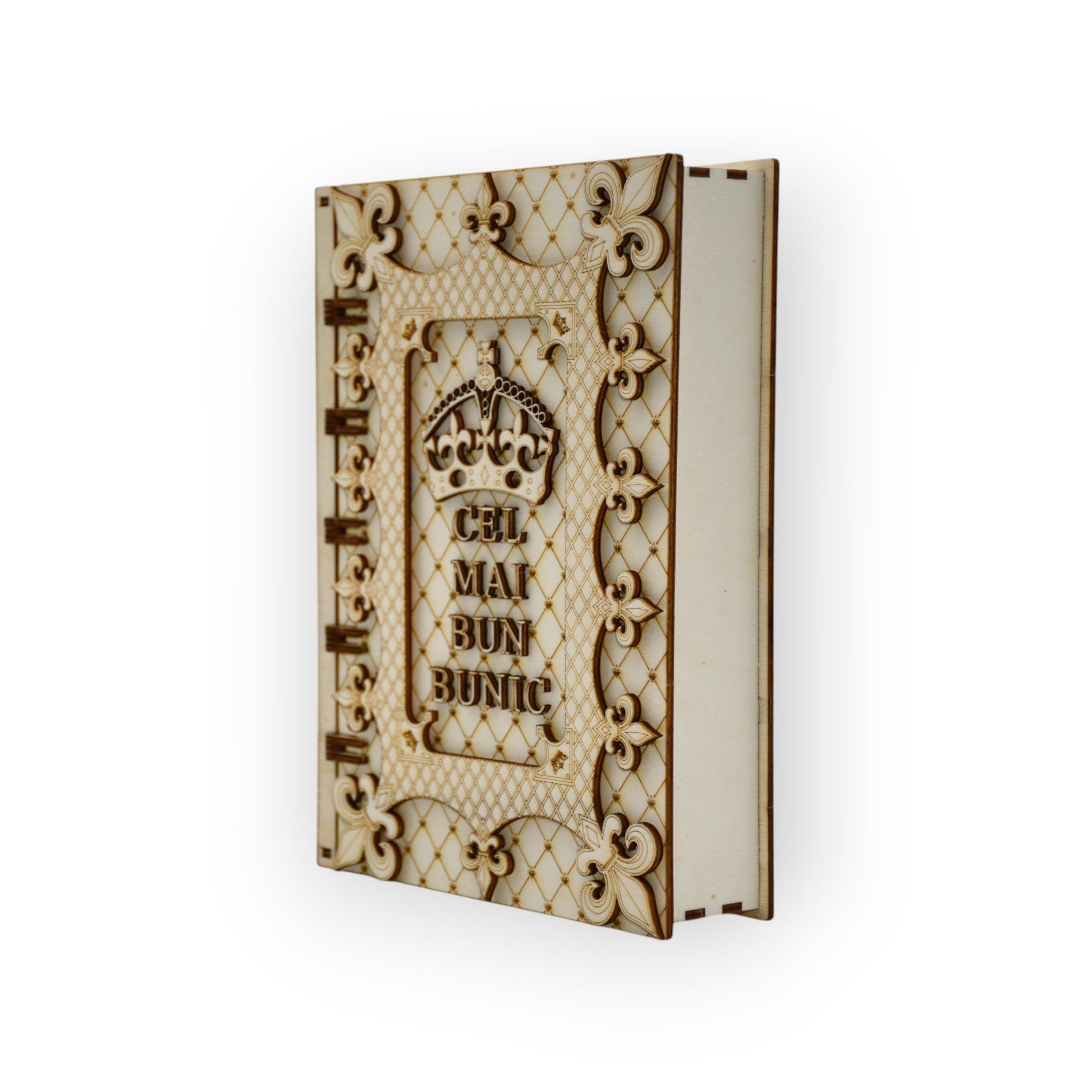 cutie cadou decorativa pentru bunici – vedere 3D