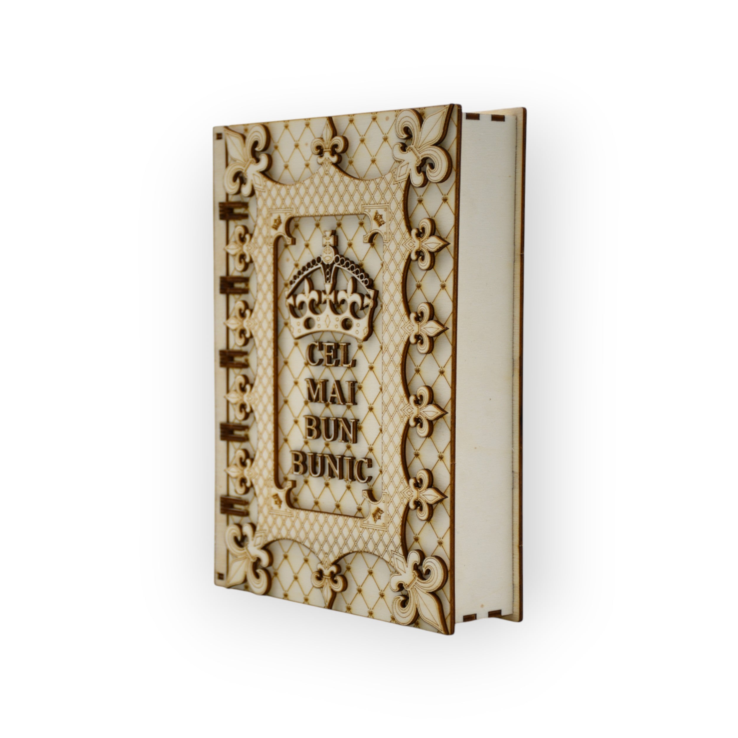 cutie cadou decorativa pentru bunici – vedere 3D