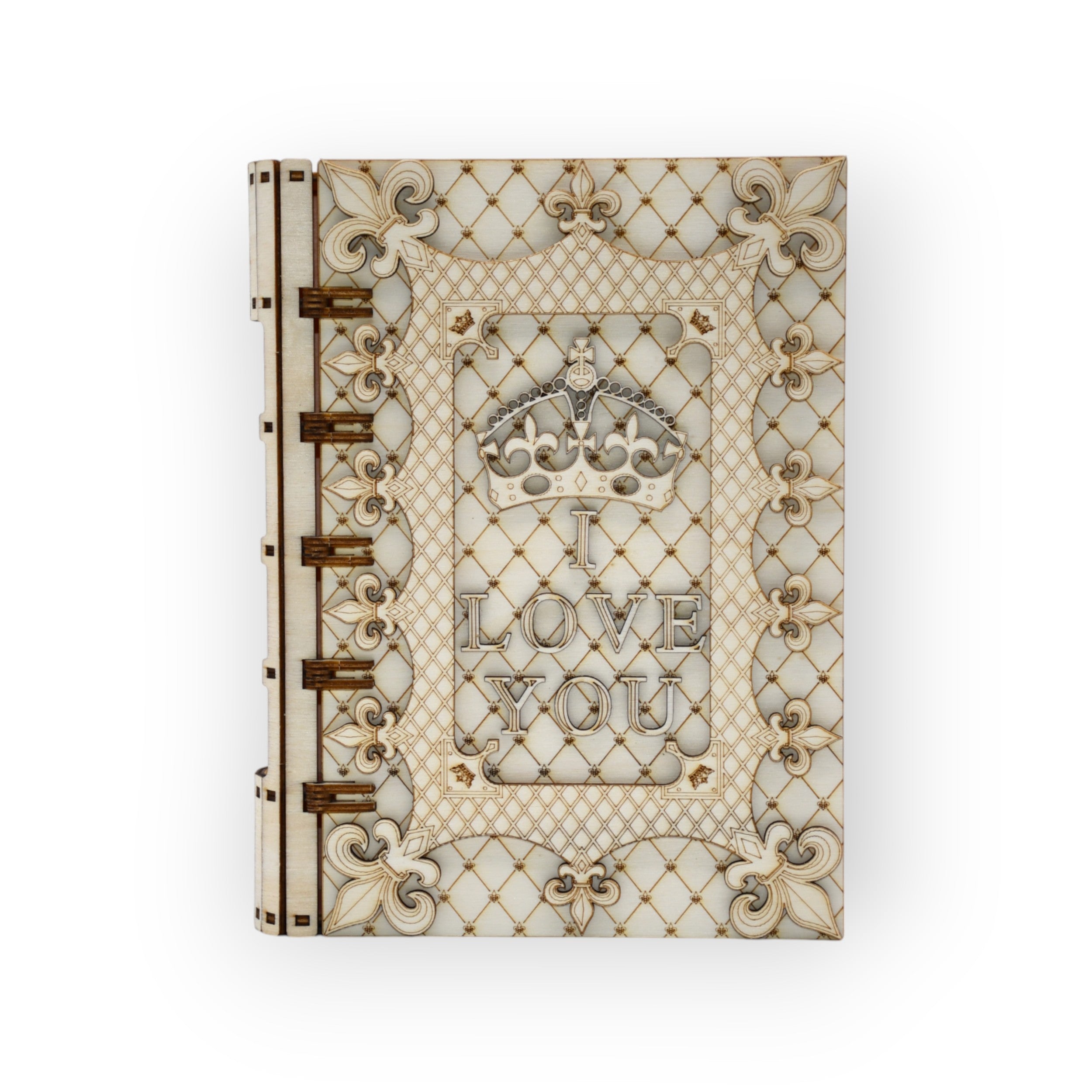 Cutie cadou „I LOVE YOU” din lemn
