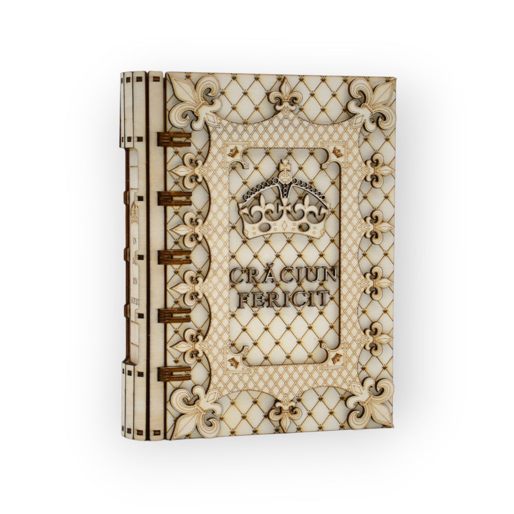 cutie elegantă Crăciun Fericit – vedere ușor laterală