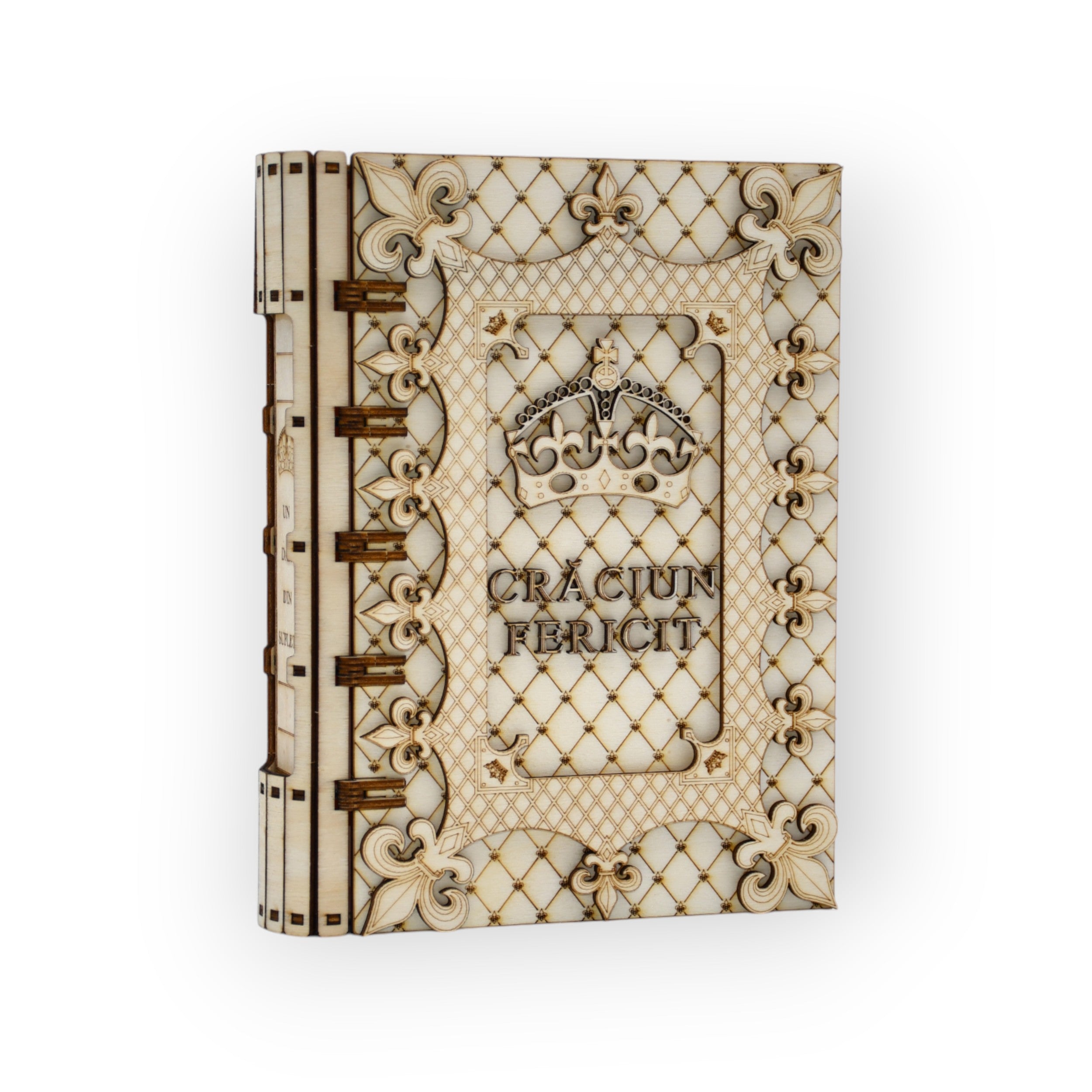 cutie elegantă Crăciun Fericit – vedere ușor laterală