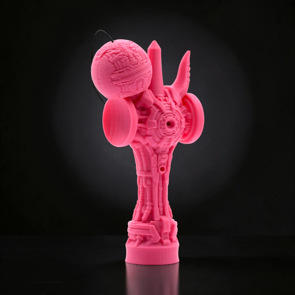 Skill toy roz Tom GO Geeker TOM Angel din PLA+ cu design futurist, printat 3D, cu cupe laterale pentru trick-uri